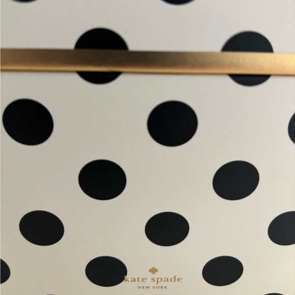 Kate Spade New York Small Nesting Storage Box Black Dots NWT - Picture 5 of 12